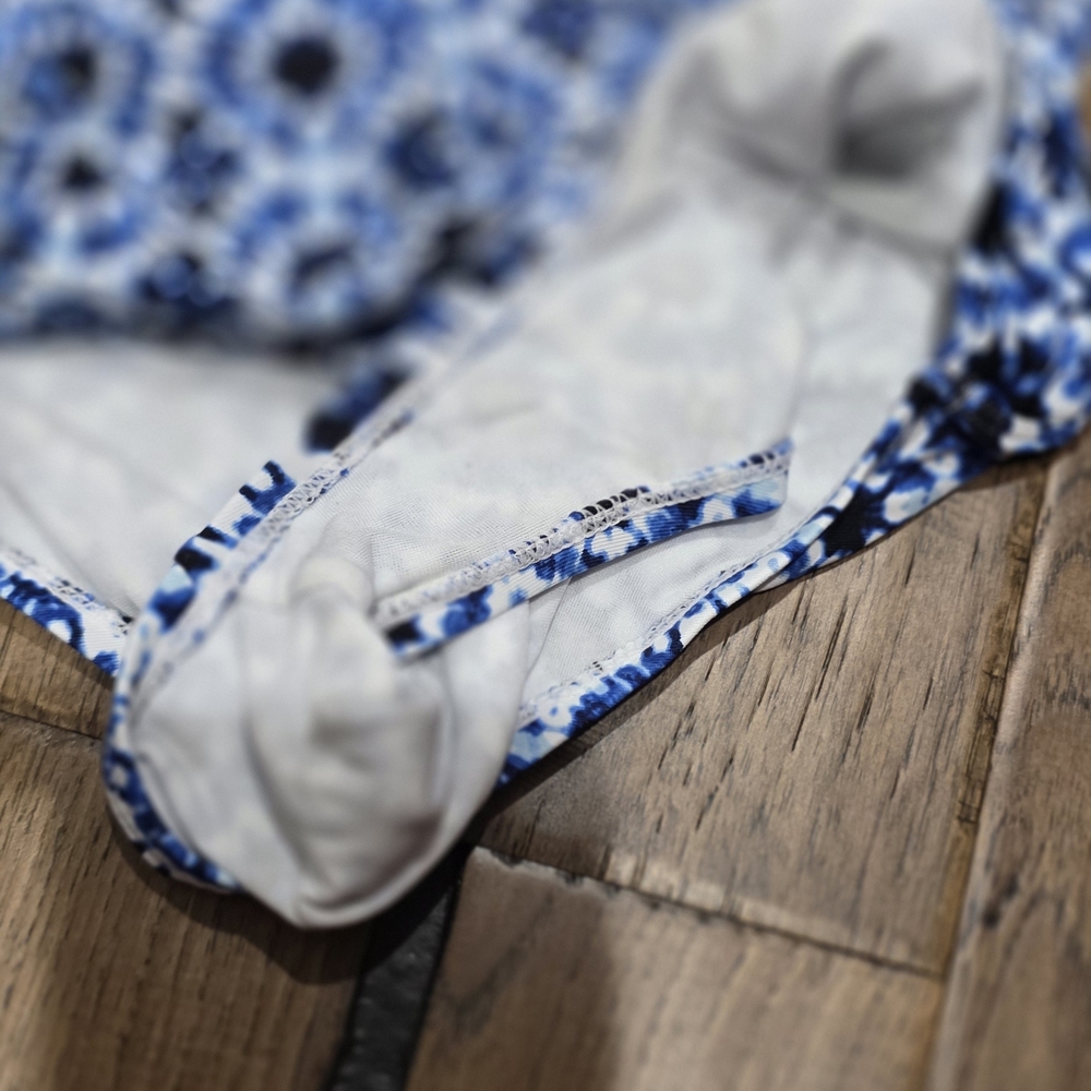 Tommy Bahama Shibori Splash Bandeau One-Piece Swimsuit - Picture 5 of 6